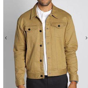 Men’s denim trucker stretch jacket large Jachs